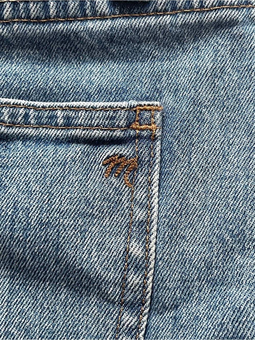 Madewell High-Rise Denim Shorts: Pieced Edition Size 25 - Picture 6 of 11